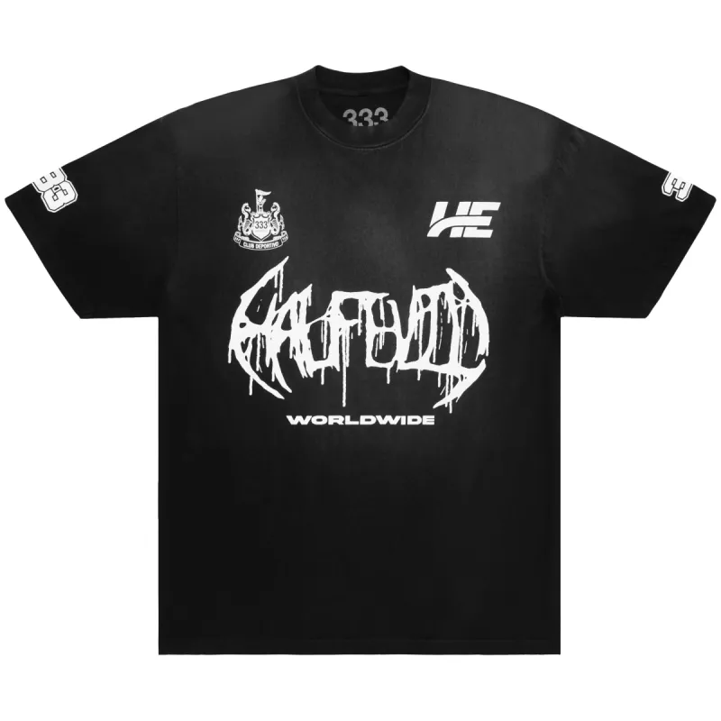 BLACK WORLD FAMOUS VINTAGE TEE sold by Half Evil