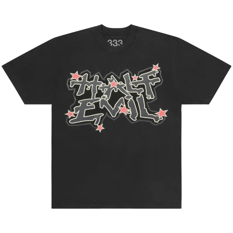 BLACK STAR STUDDED TEE sold by Half Evil