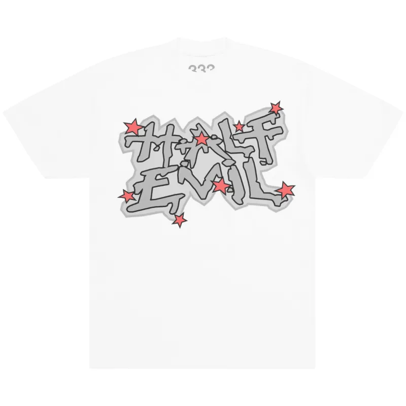 WHITE STAR STUDDED TEE sold by Half Evil