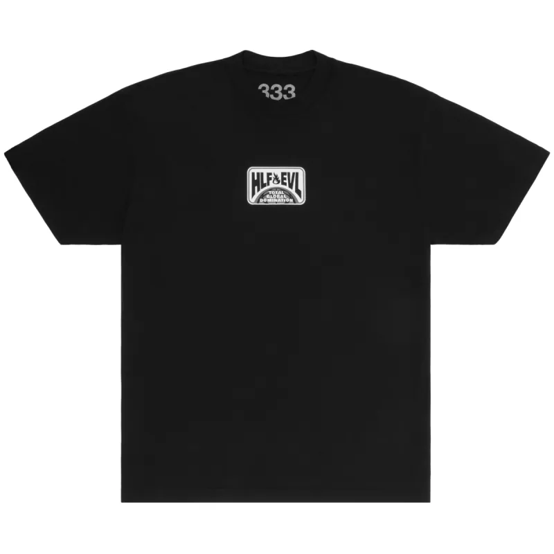 GLOBAL DOMINATION TEE BLACK sold by Half Evil