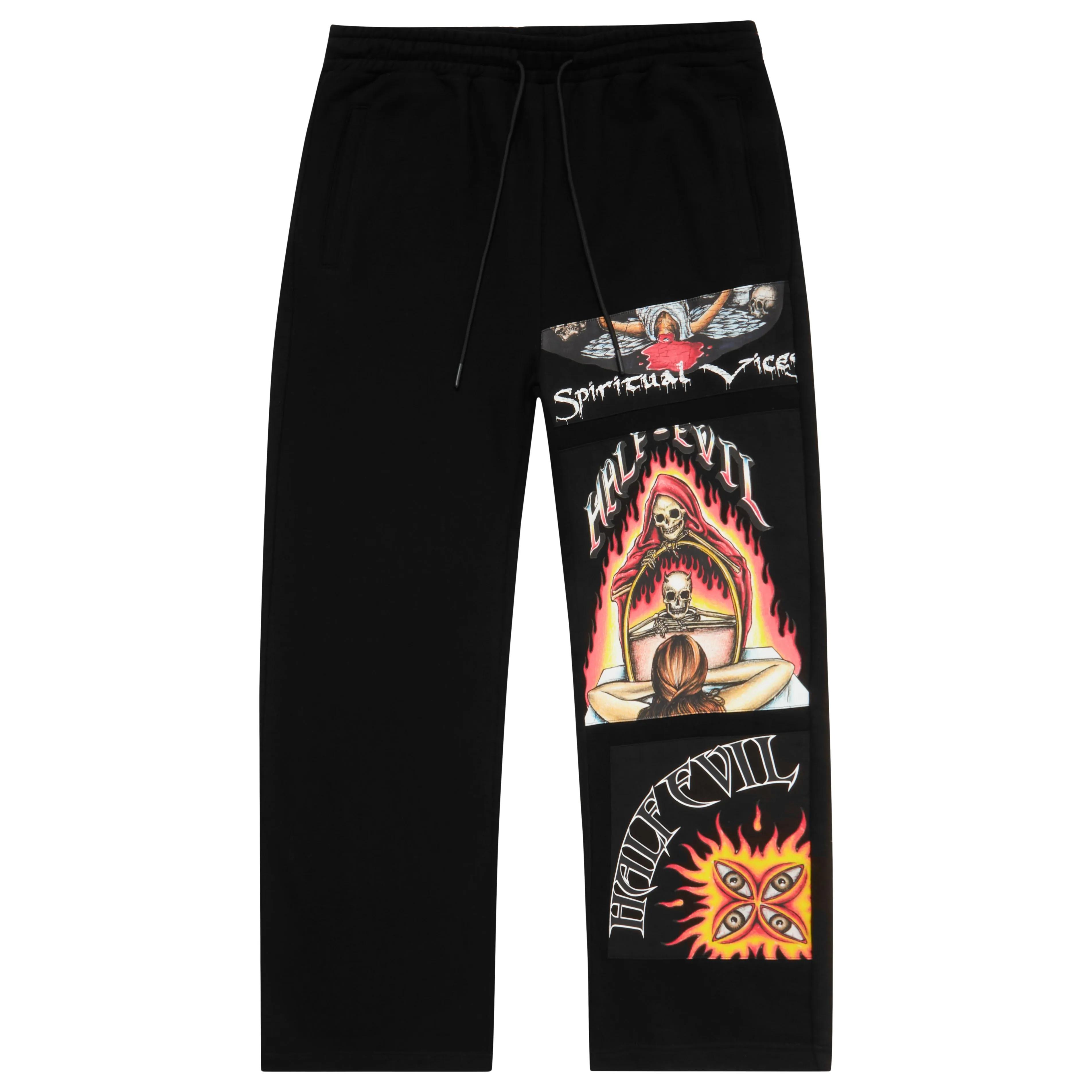 PATCHWORK SWEATPANTS sold by Half Evil