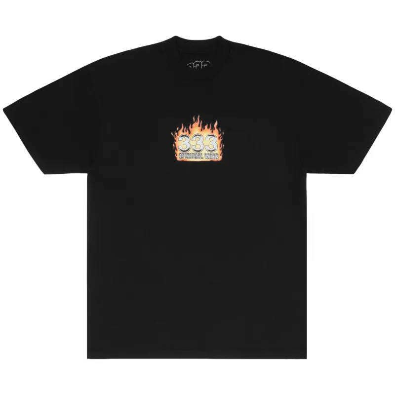 FLAMING LOGO TEE sold by Half Evil
