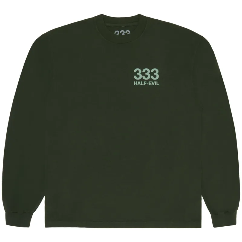 FOREST GREEN LOGO LONG SLEEVE sold by Half Evil