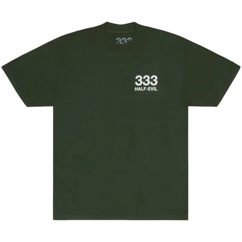 FOREST GREEN LOGO TEE made by Half Evil