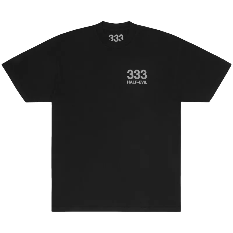 BLACK & GREY LOGO TEE sold by Half Evil