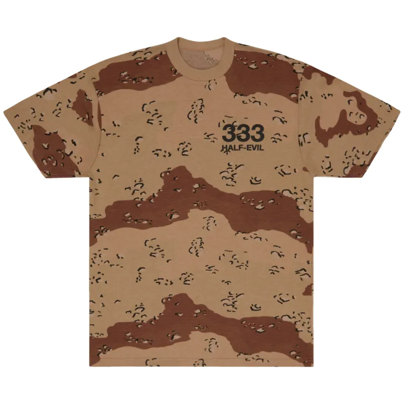 DESERT CAMO LOGO TEE sold by Half Evil