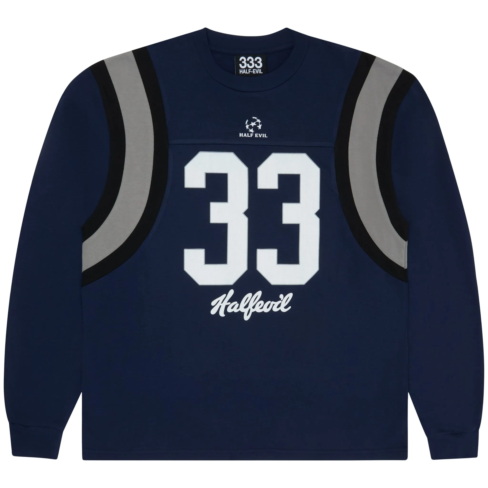 33 UNITED BLUE LONG SLEEVE sold by Half Evil