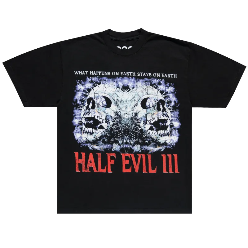 WHAT HAPPENS ON EARTH TEE sold by Half Evil