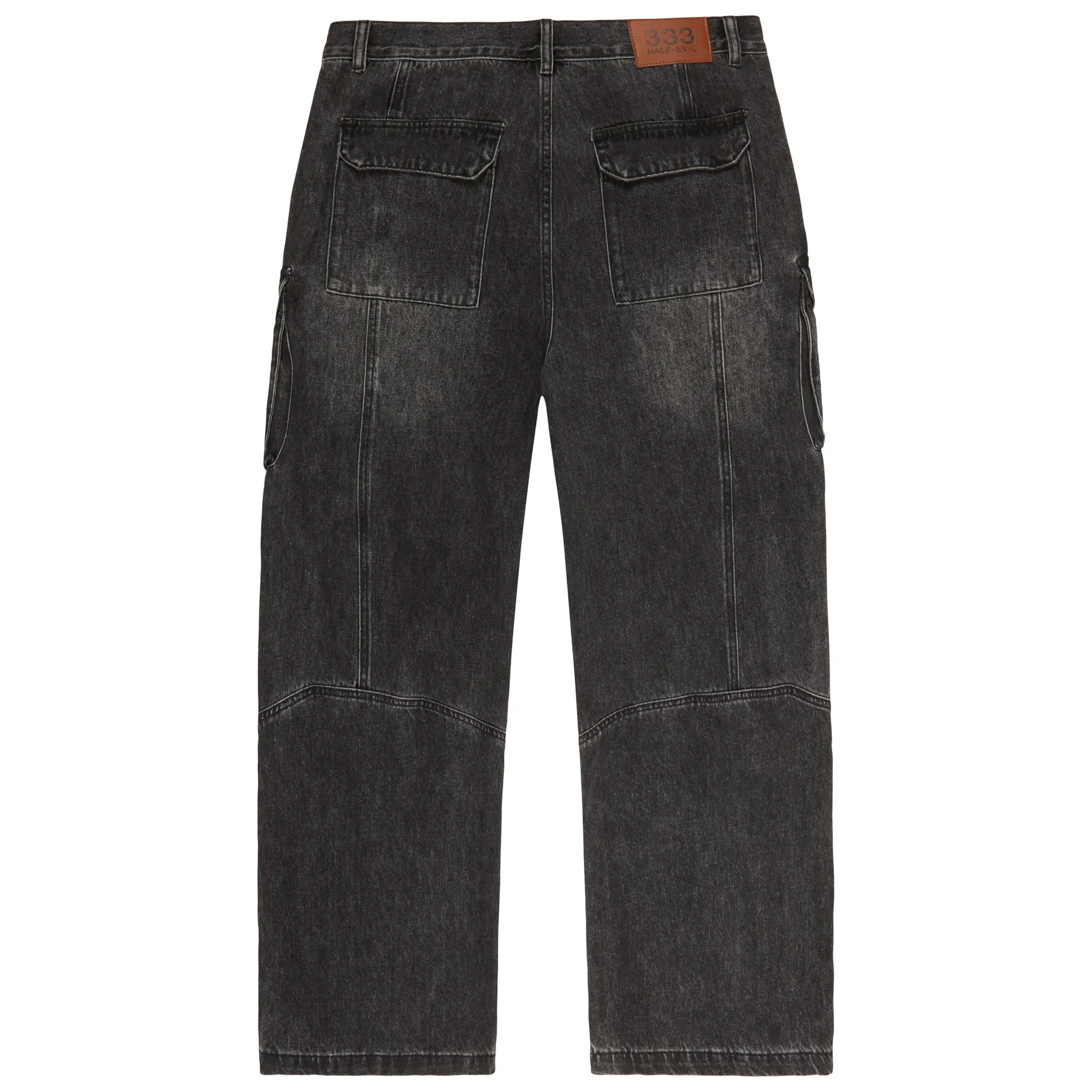 BLACK CARGO DENIM sold by Half Evil product image thumbnail 2