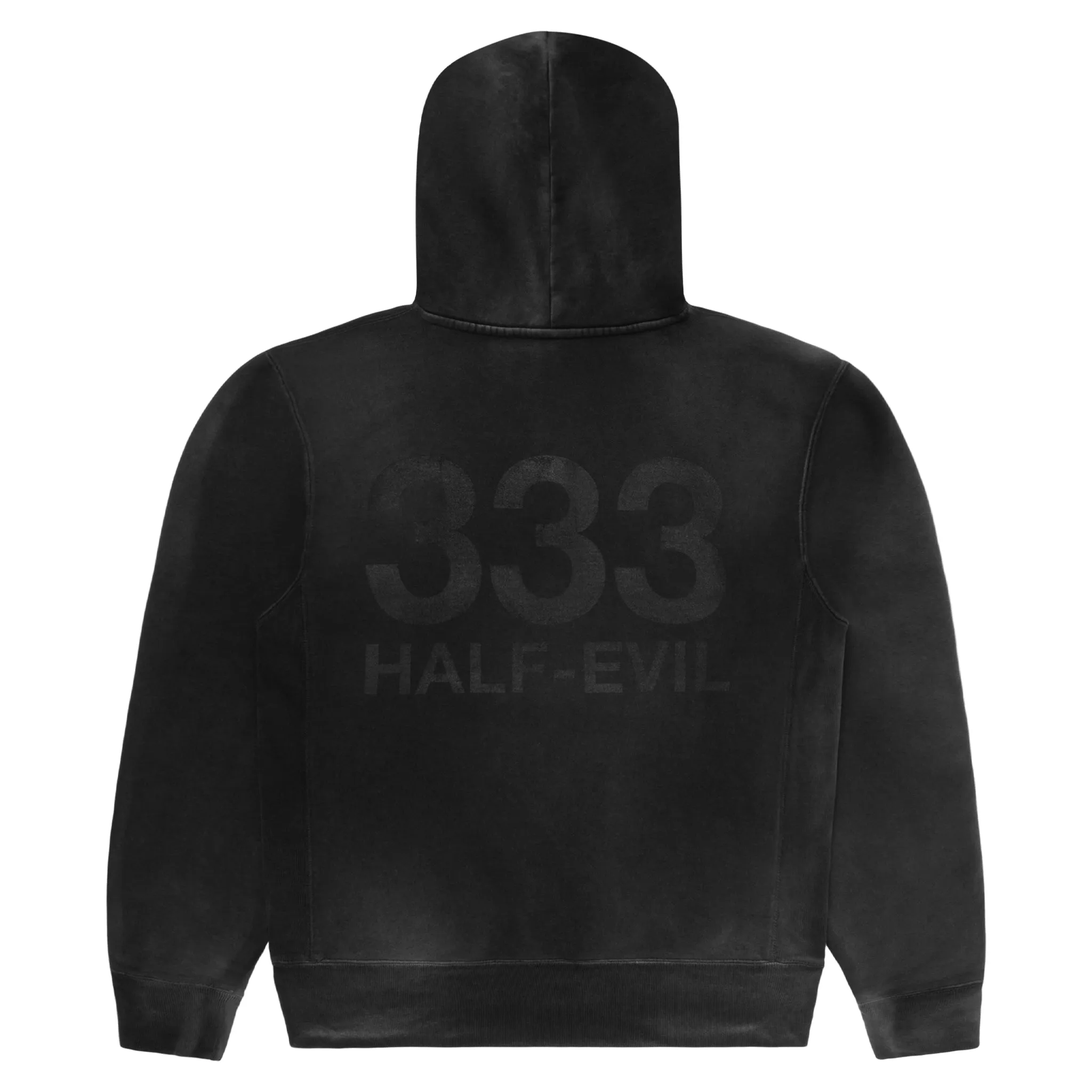 VINTAGE BLACK LOGO HOODIE sold by Half Evil product image thumbnail 2