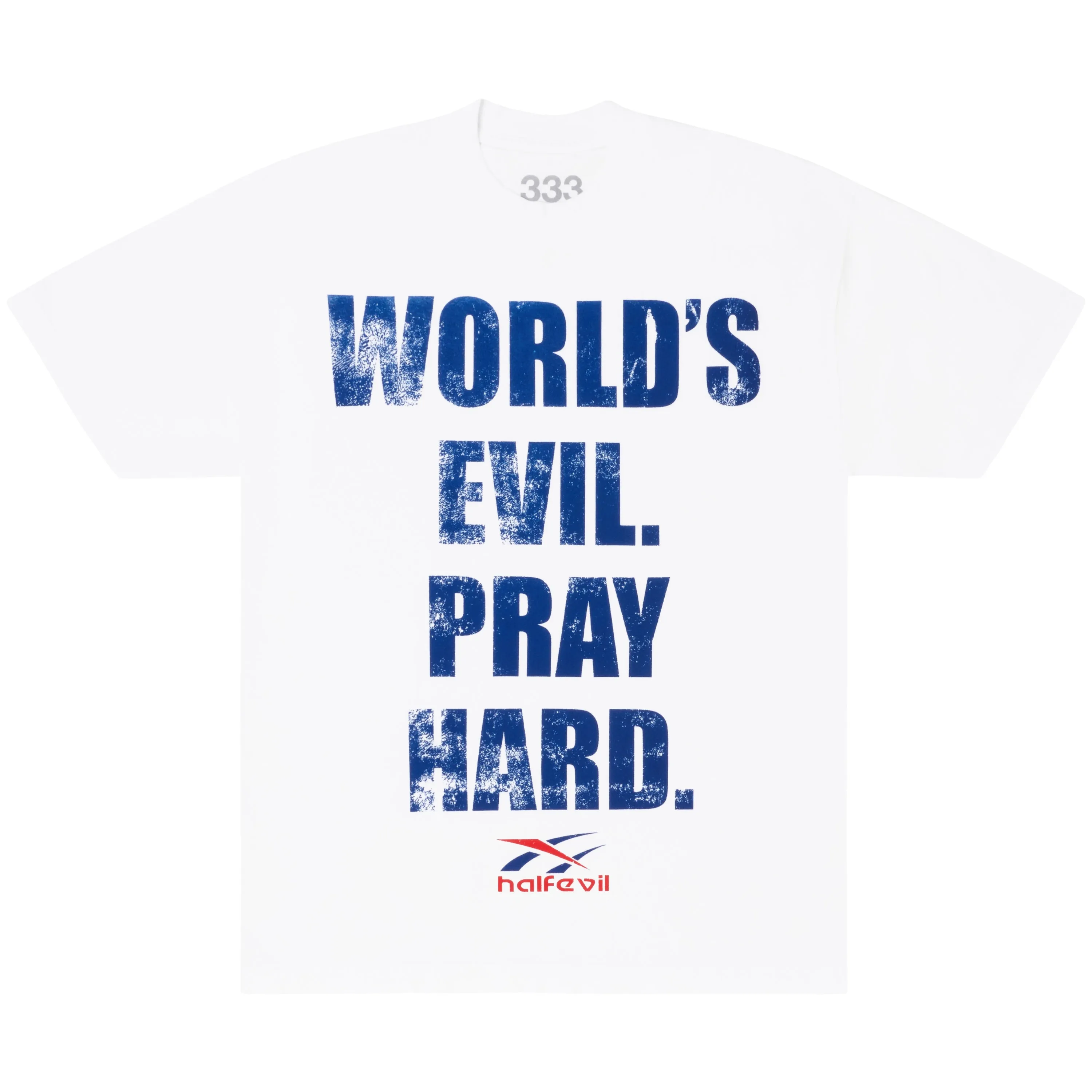 PRAY HARD TEE sold by Half Evil