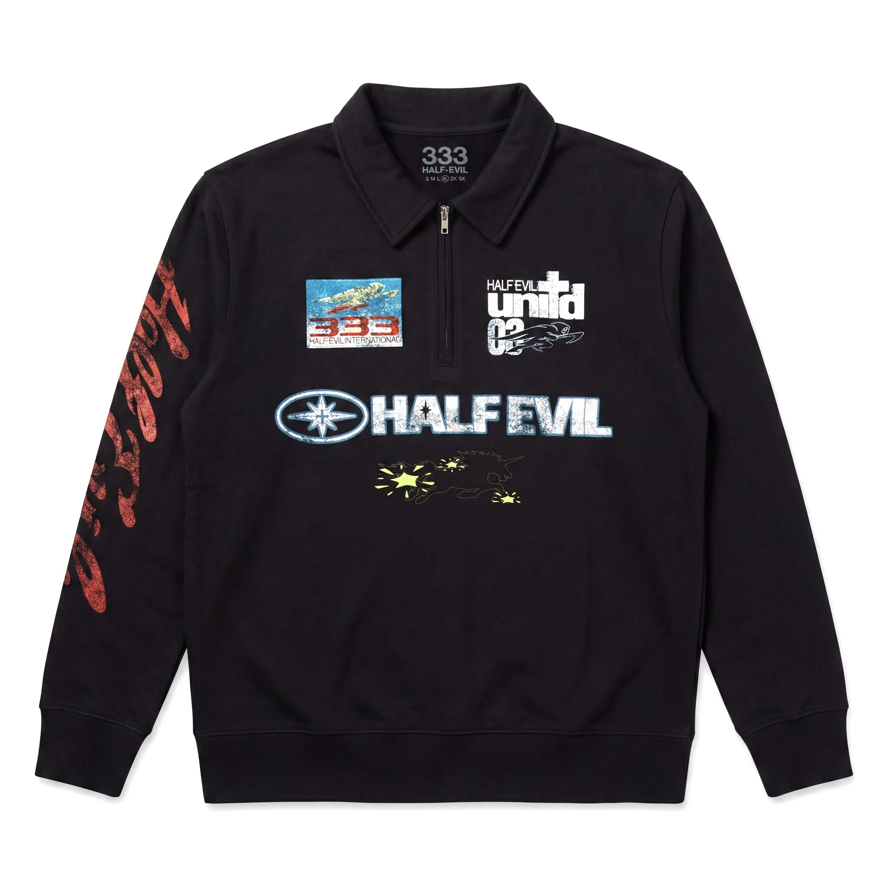 SPIK3 QUARTER ZIP sold by Half Evil