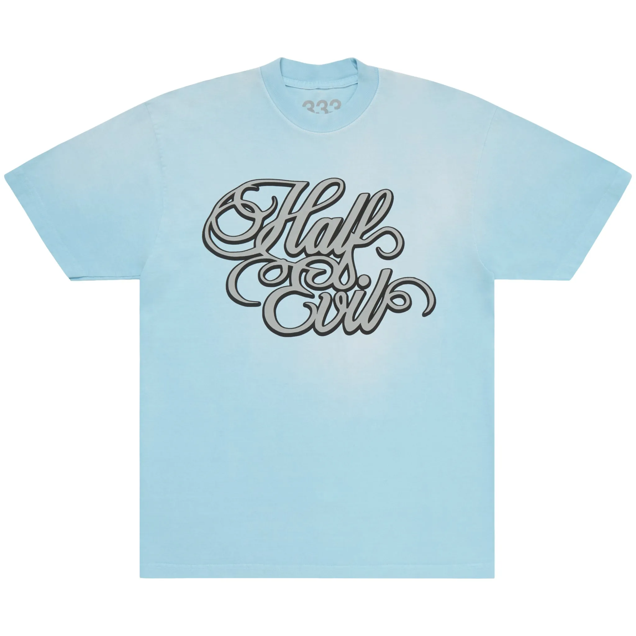 SCRIPT TEE VINTAGE SKY BLUE sold by Half Evil