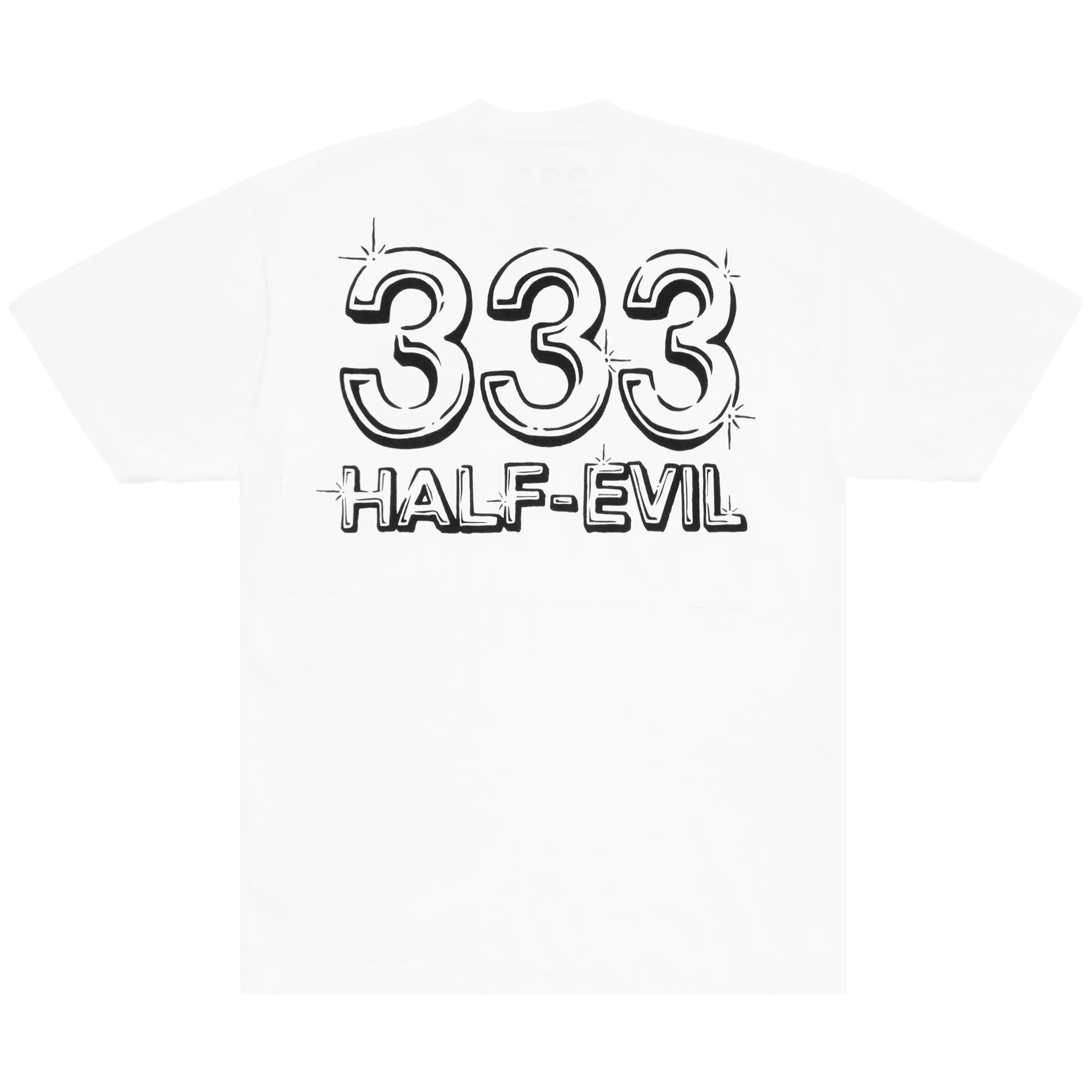 JOSHUA VIDES WHITE LOGO TEE sold by Half Evil product image thumbnail 2