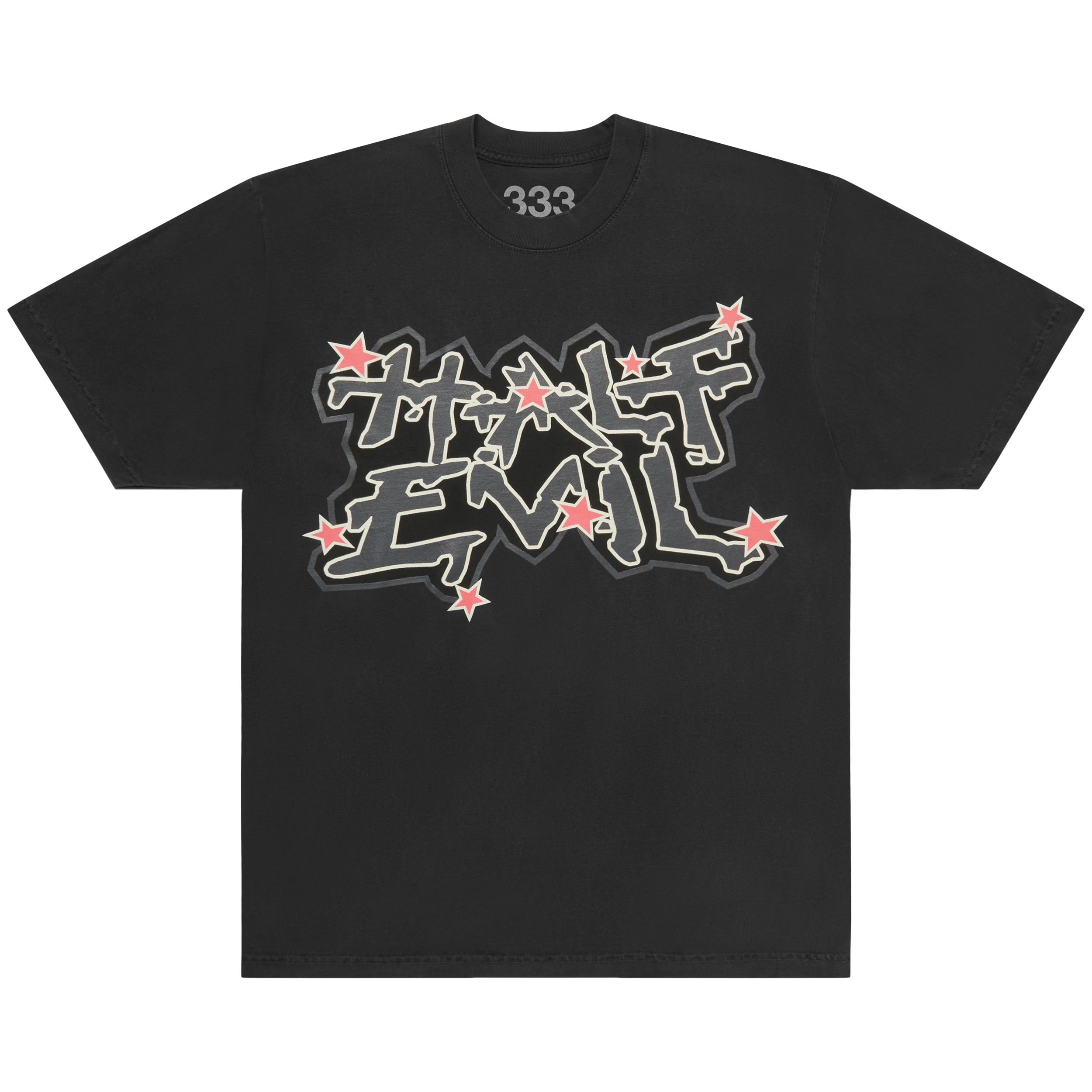 BLACK STAR STUDDED TEE sold by Half Evil