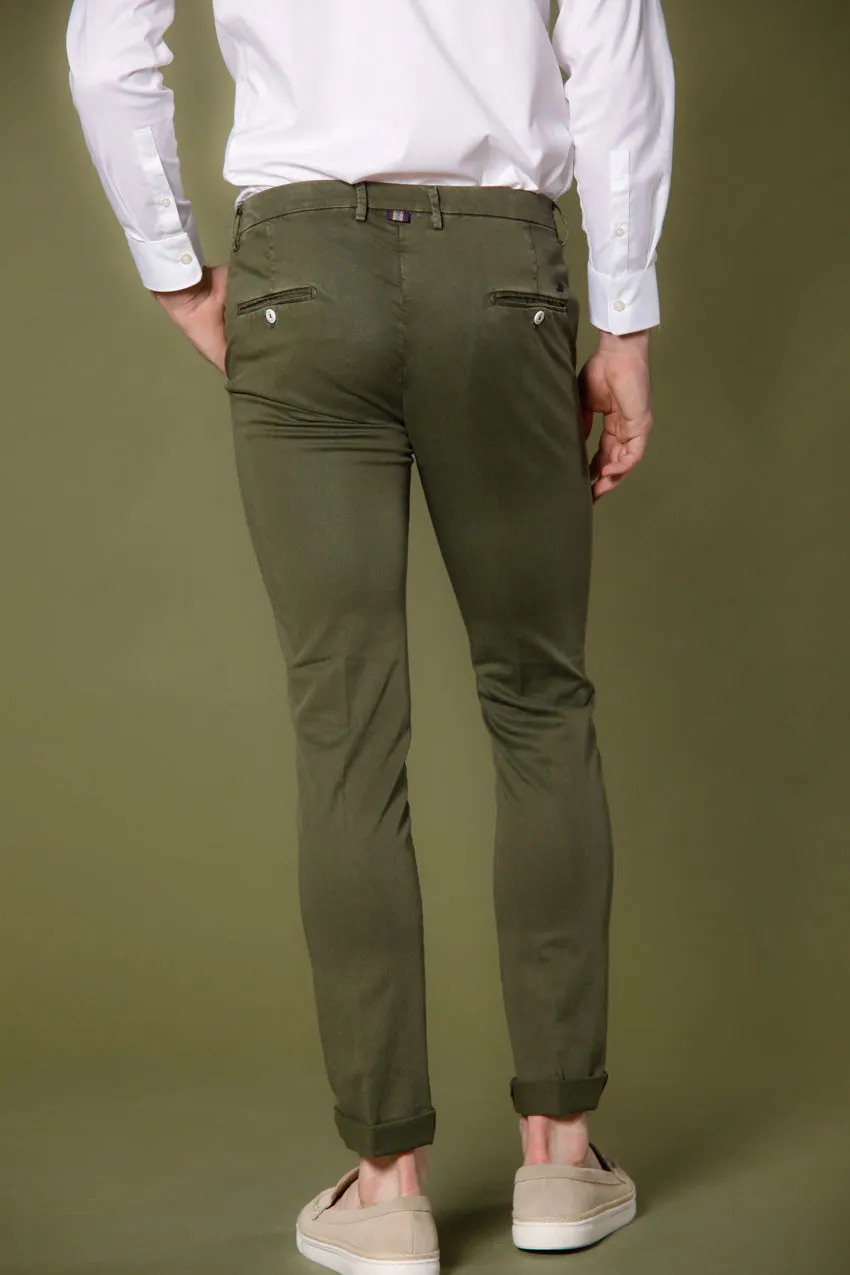 Torino Summer Color men's chino pants in cotton and tencel slim sold by Mason's product image thumbnail 4