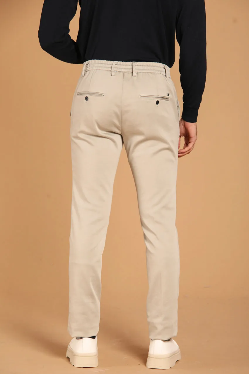 Milano Jogger Travel men's chino pants in jersey active extra slim fit sold by Mason's product image thumbnail 5