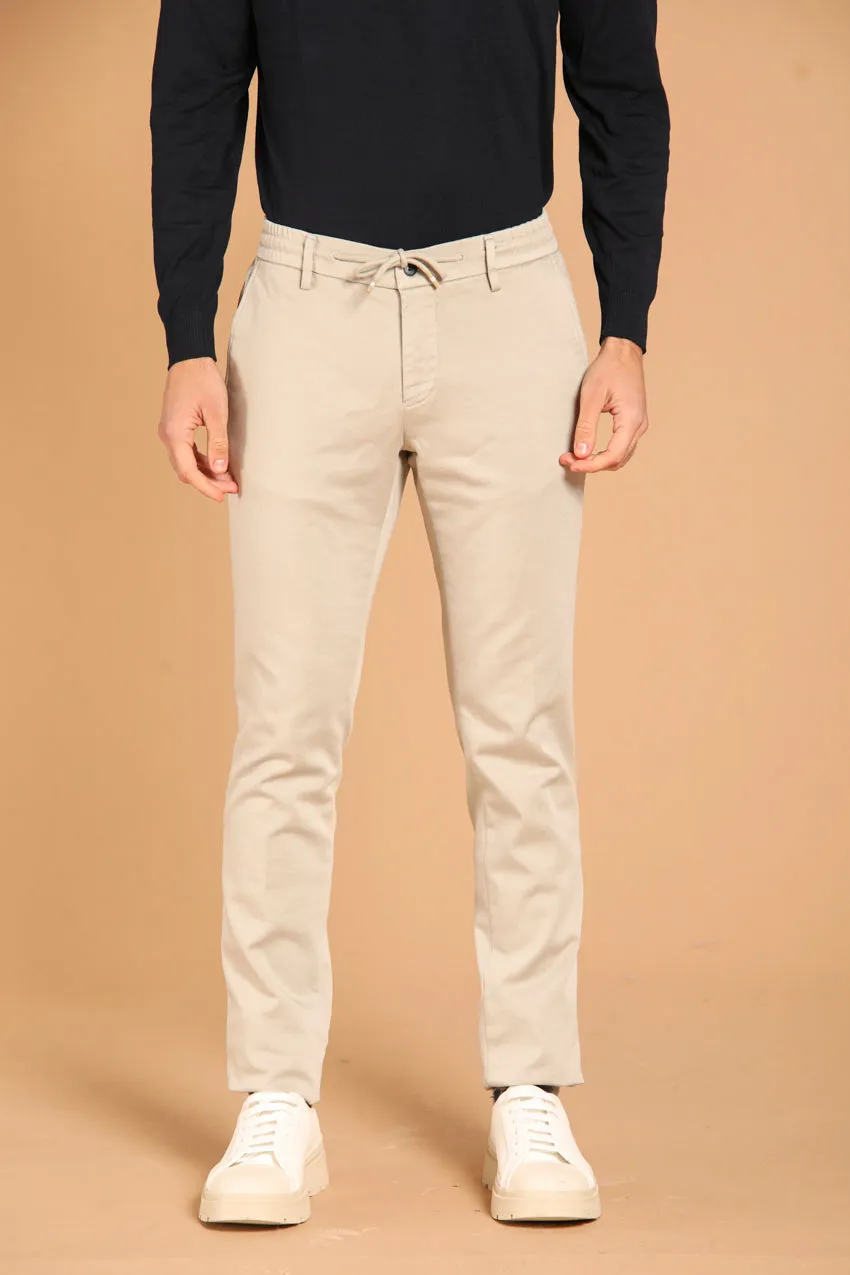 Milano Jogger Travel men's chino pants in jersey active extra slim fit sold by Mason's product image thumbnail 2