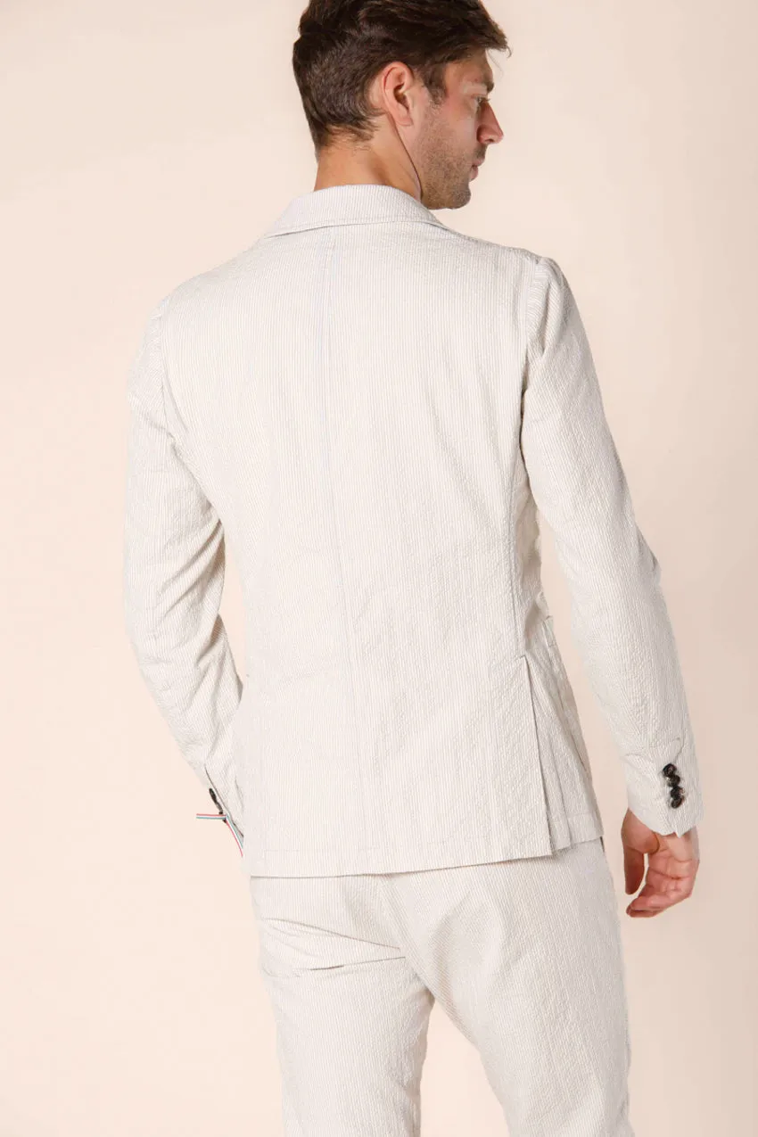 Da Vinci men's blazer in striped seersucker regular sold by Mason's product image thumbnail 4