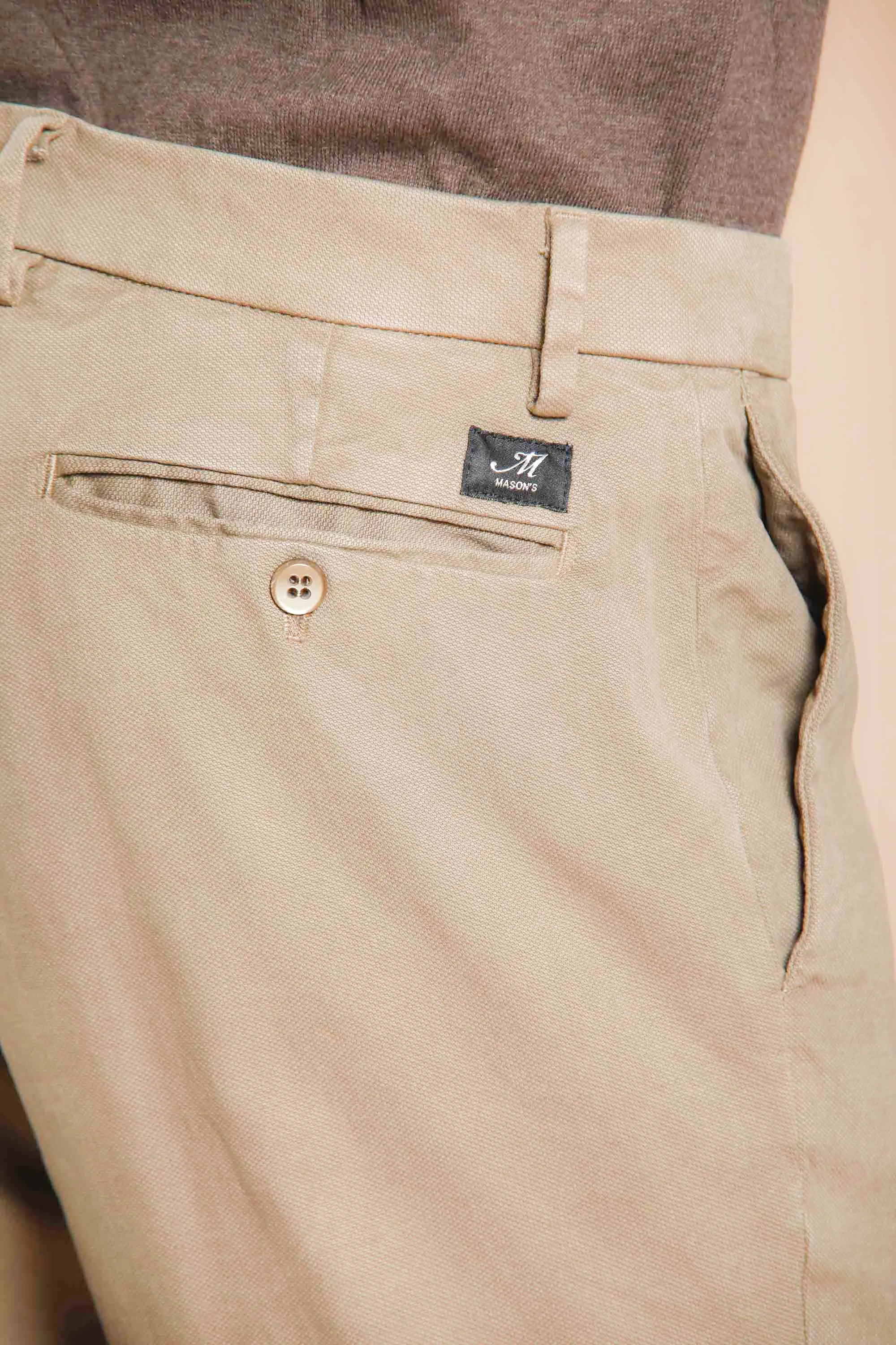 New York man cotton modal chino pants regular ① sold by Mason's product image thumbnail 4