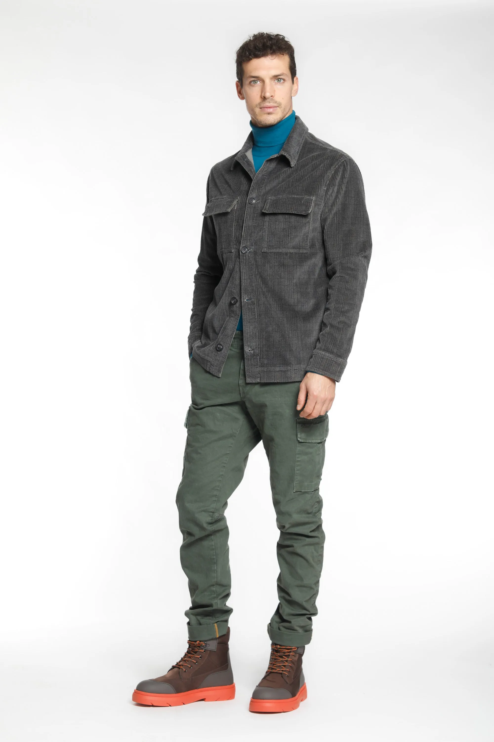 Chile man cargo pant in gabardine extra slim ① sold by Mason's product image thumbnail 2