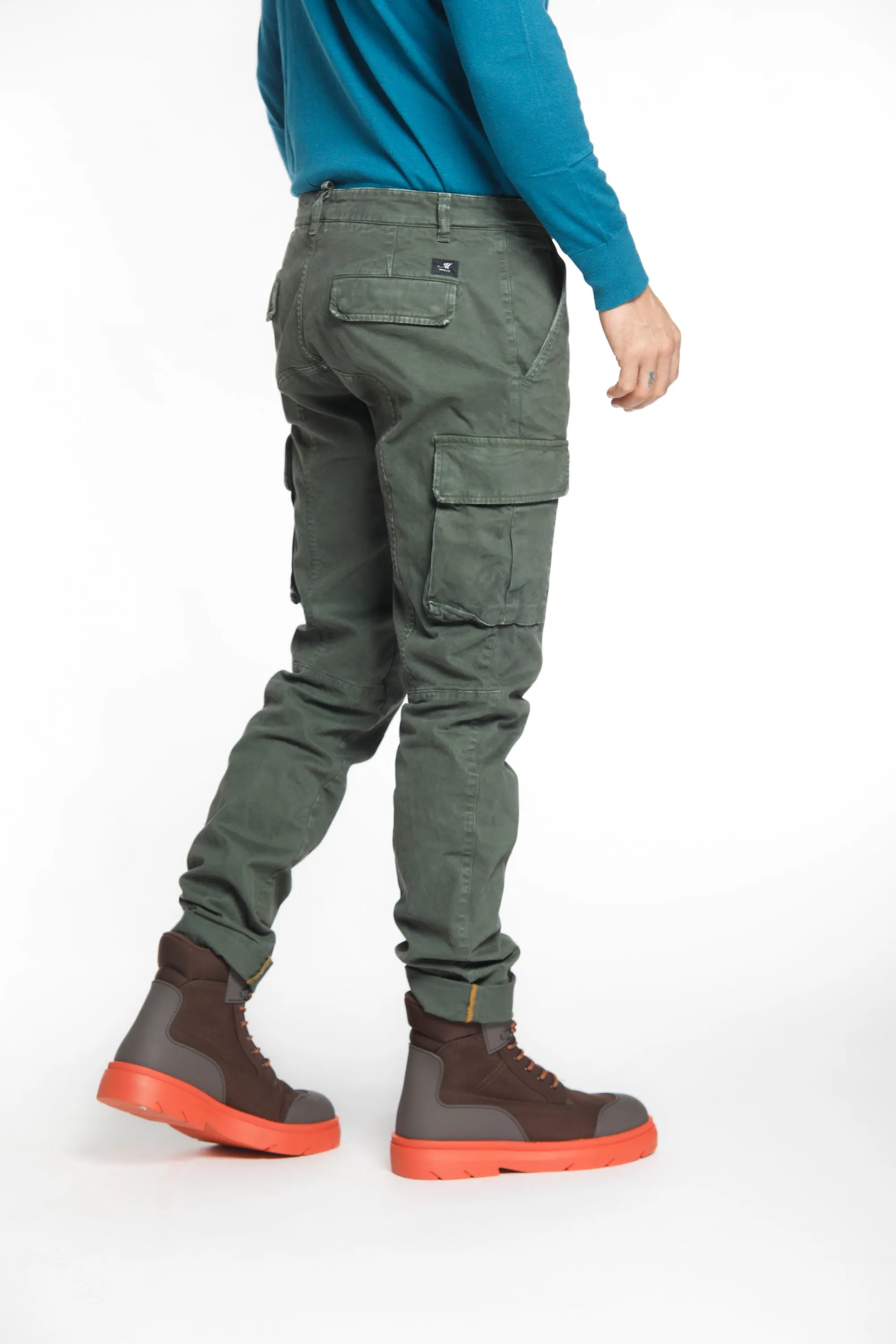 Chile man cargo pant in gabardine extra slim ① sold by Mason's product image thumbnail 5