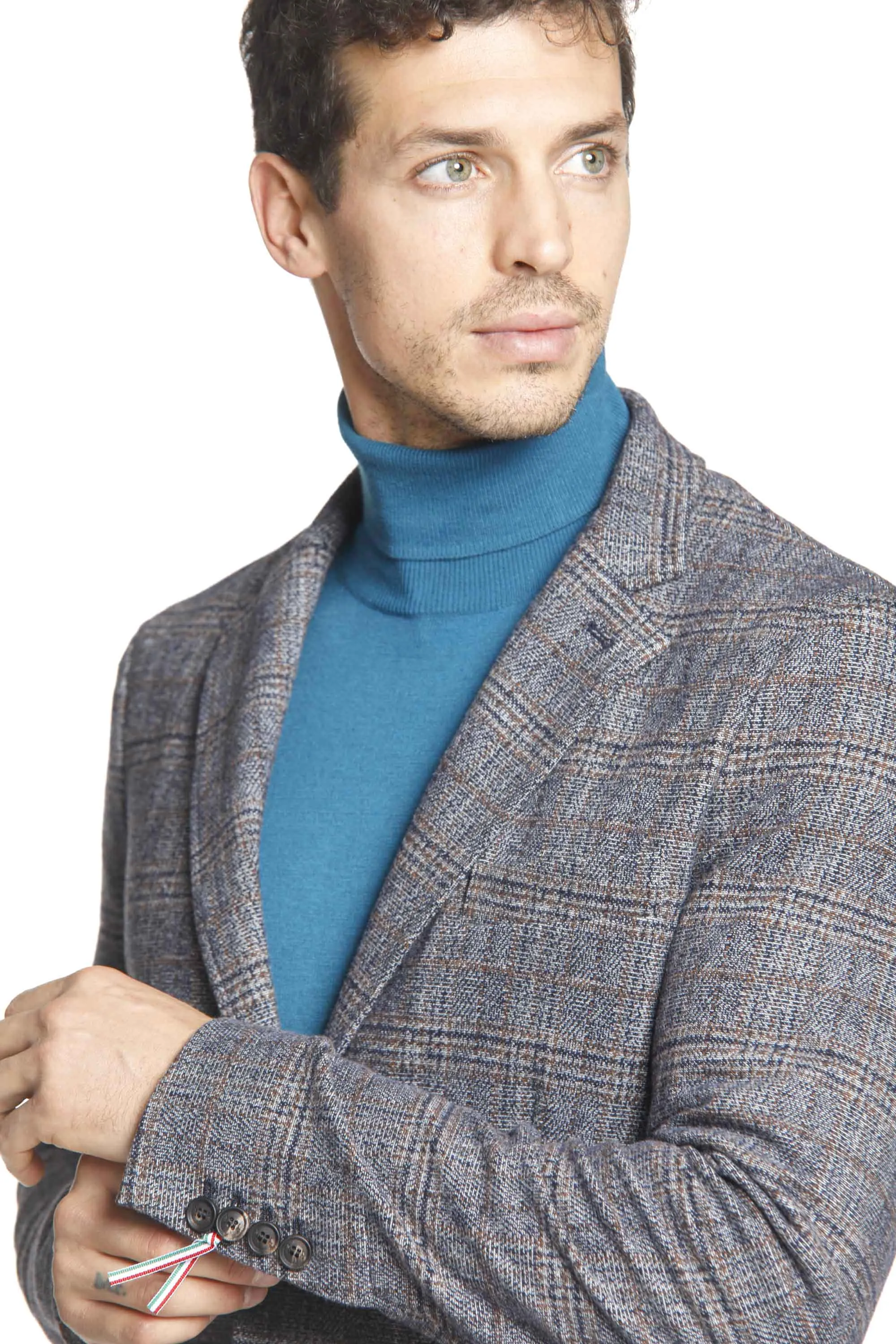 Da Vinci man blazer in jersey with shaded chevron pattern sold by Mason's product image thumbnail 5