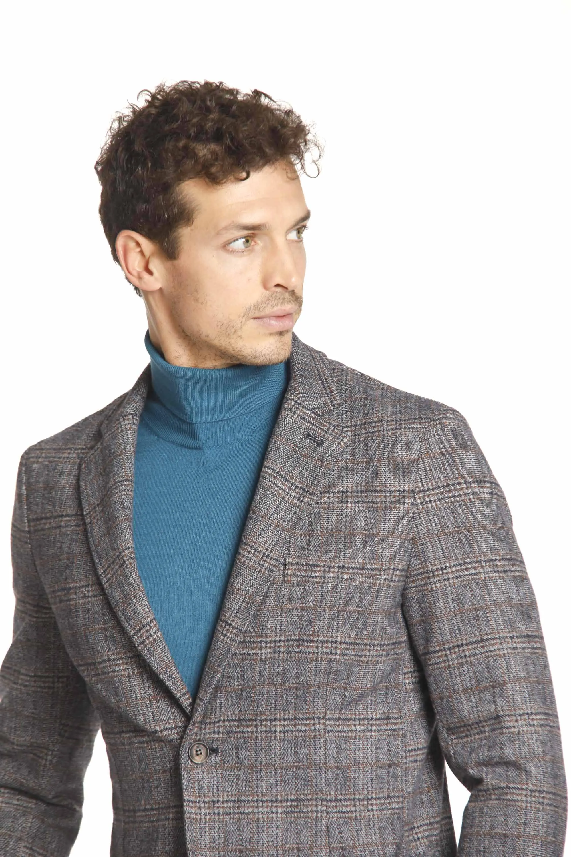 Da Vinci man blazer in jersey with shaded chevron pattern sold by Mason's product image thumbnail 4