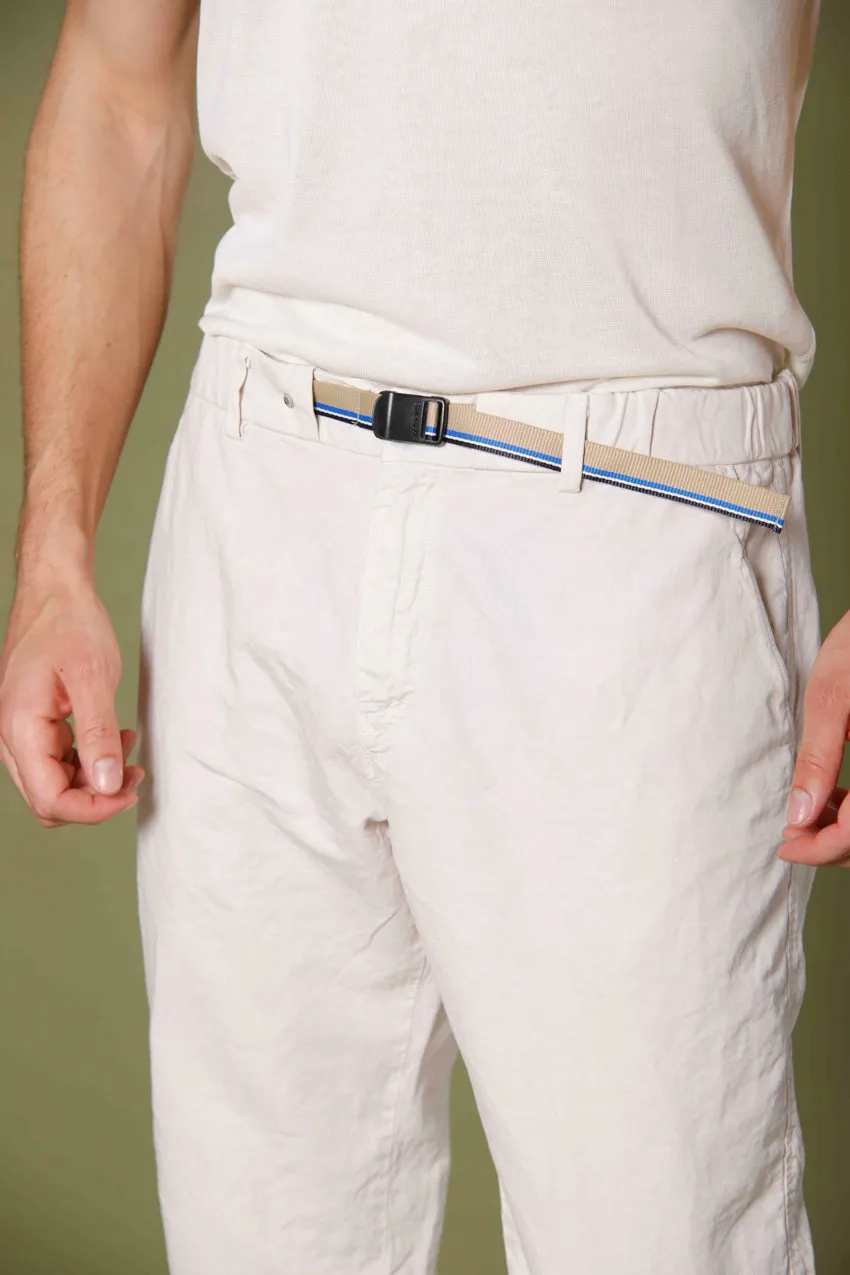 Eisenhower Buckle Brocken men's chino pants in canapa cotton regular sold by Mason's product image thumbnail 4