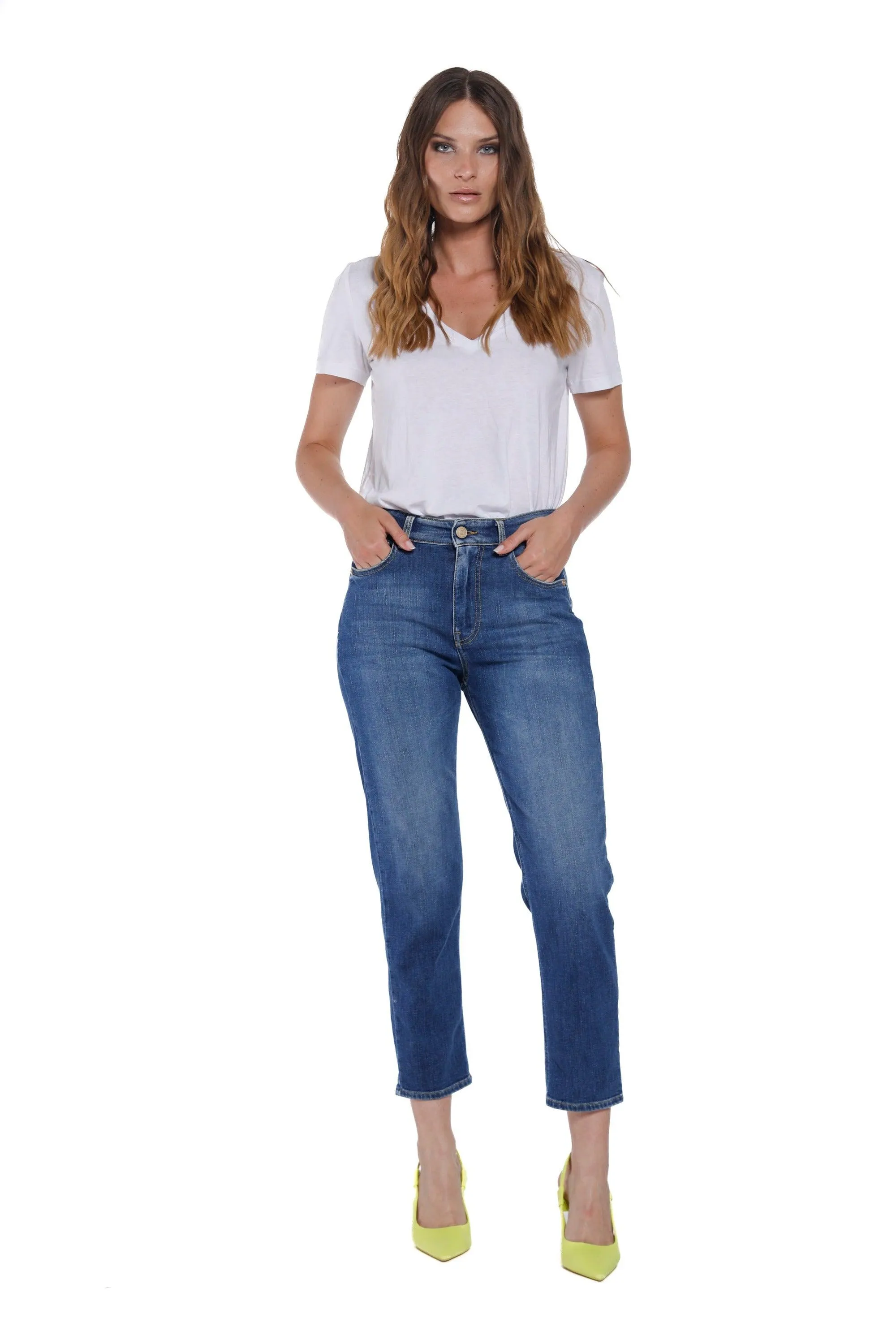 Agnes women's 5-pocket trousers in denim regular sold by Mason's product image thumbnail 2