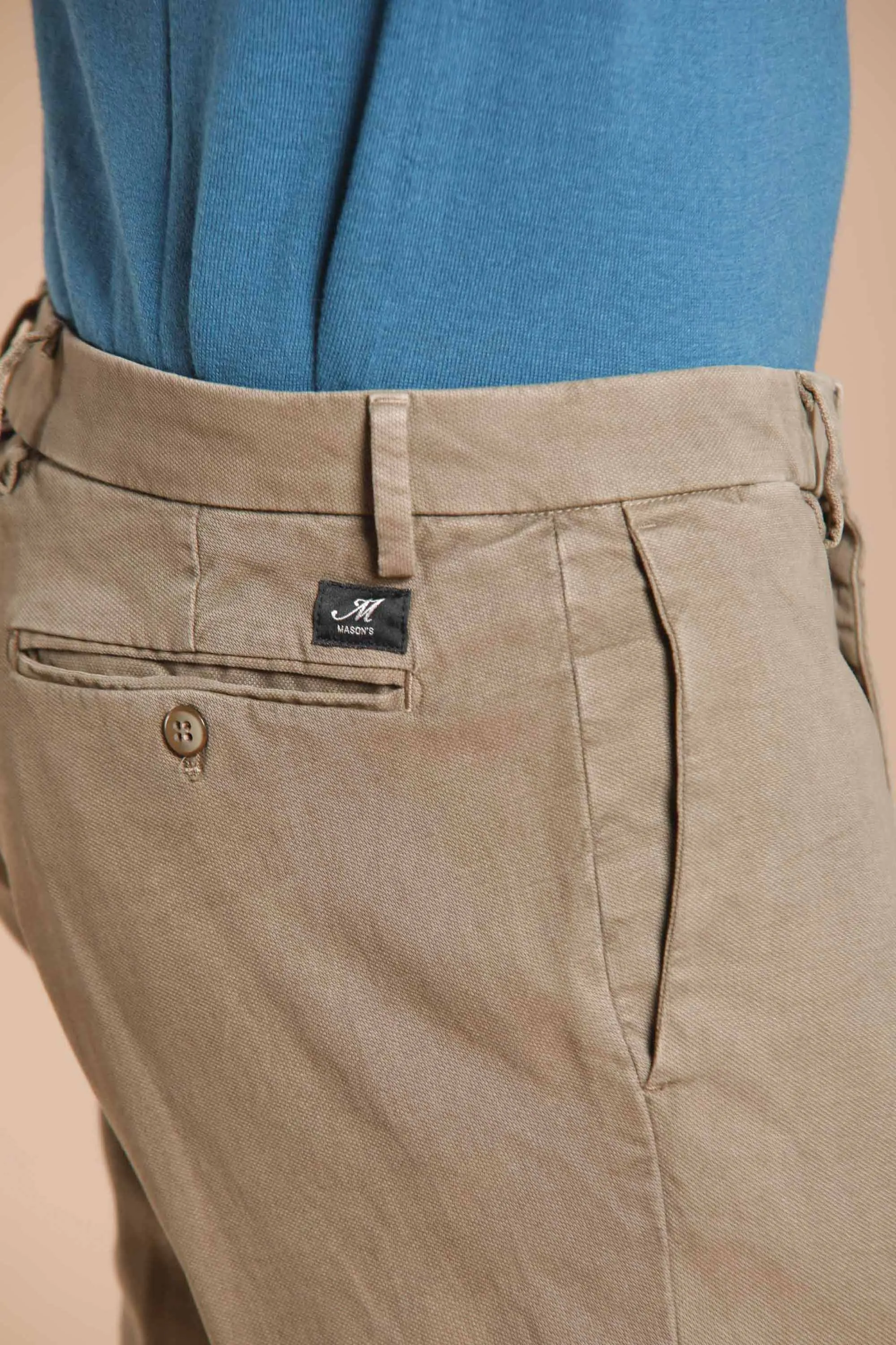 New York man cotton modal chino pants regular ① sold by Mason's product image thumbnail 4