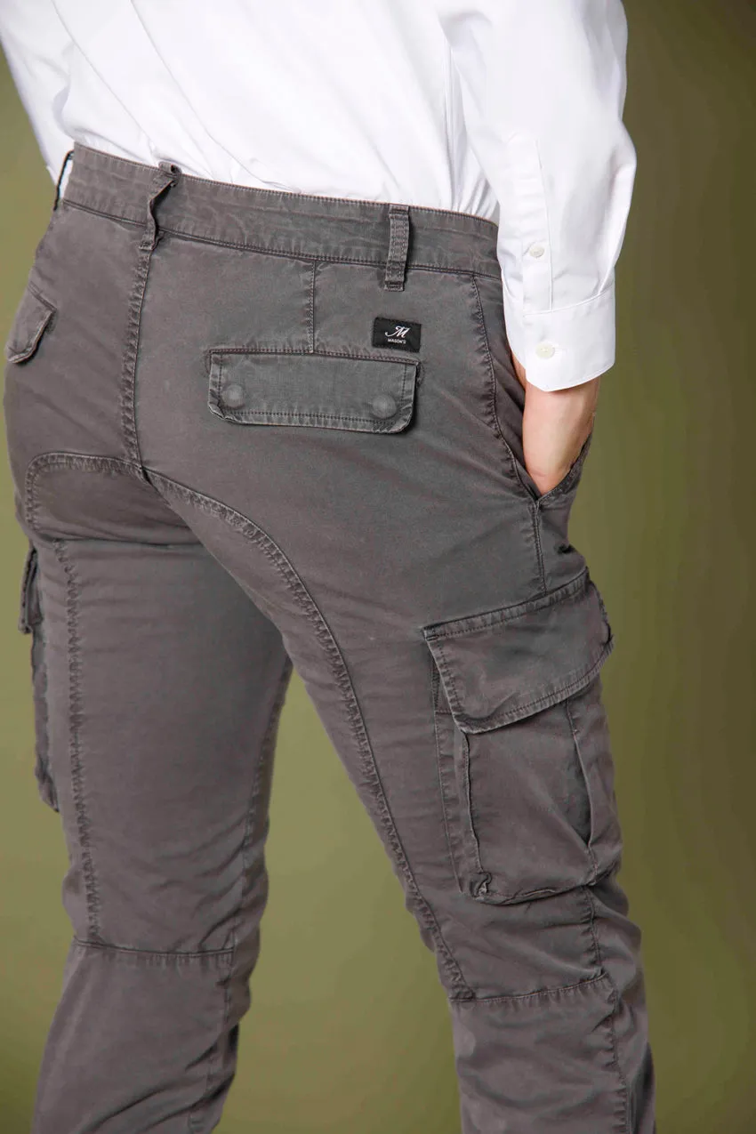 Chile men's cargo pants in stretch twill icon washing extra slim sold by Mason's product image thumbnail 2