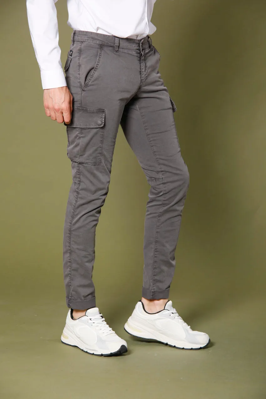 Chile men's cargo pants in stretch twill icon washing extra slim sold by Mason's product image thumbnail 3