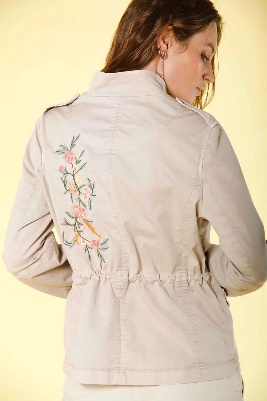 Eva woman's field jacket in cotton with embroideries sold by Mason's product image thumbnail 3