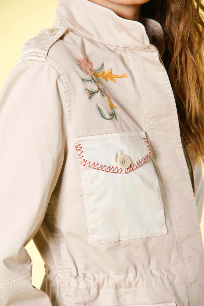 Eva woman's field jacket in cotton with embroideries sold by Mason's product image thumbnail 4
