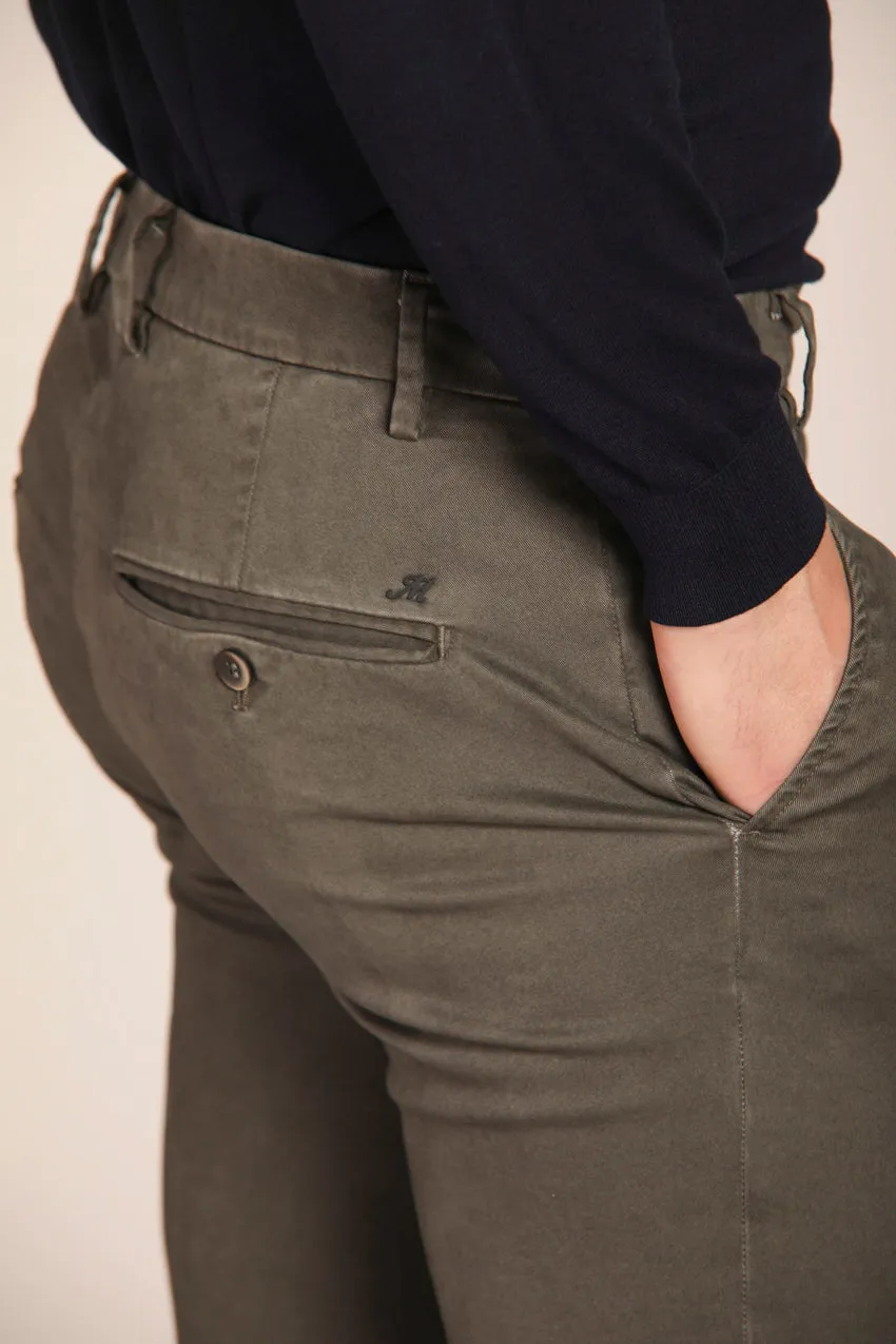 Milano men's chino pants in gabardine stretch extra slim fit ① sold by Mason's product image thumbnail 4