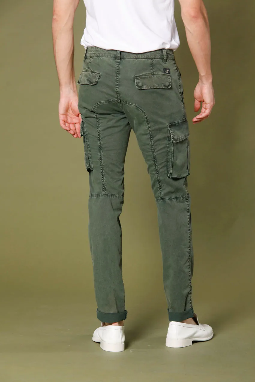 Chile men's cargo pants in stretch twill icon washing extra slim sold by Mason's product image thumbnail 4