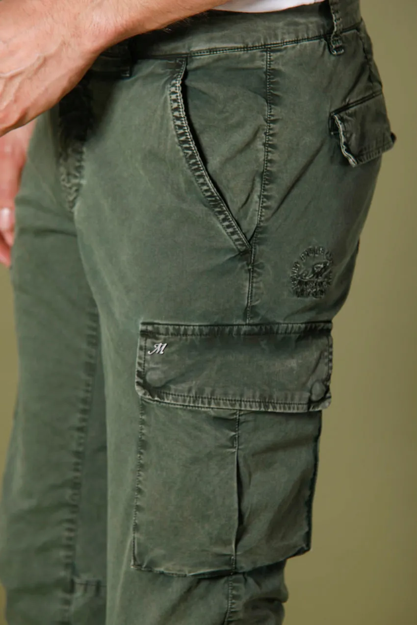 Chile men's cargo pants in stretch twill icon washing extra slim sold by Mason's product image thumbnail 2