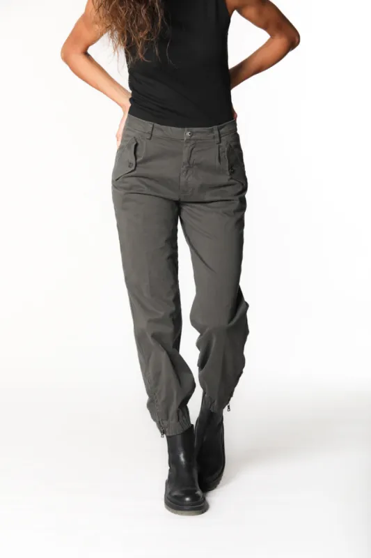Evita woman satin cargo pants curvy sold by Mason's