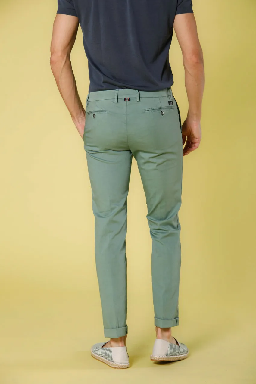 New York men's chino pants in stretch satin regular ① sold by Mason's product image thumbnail 4