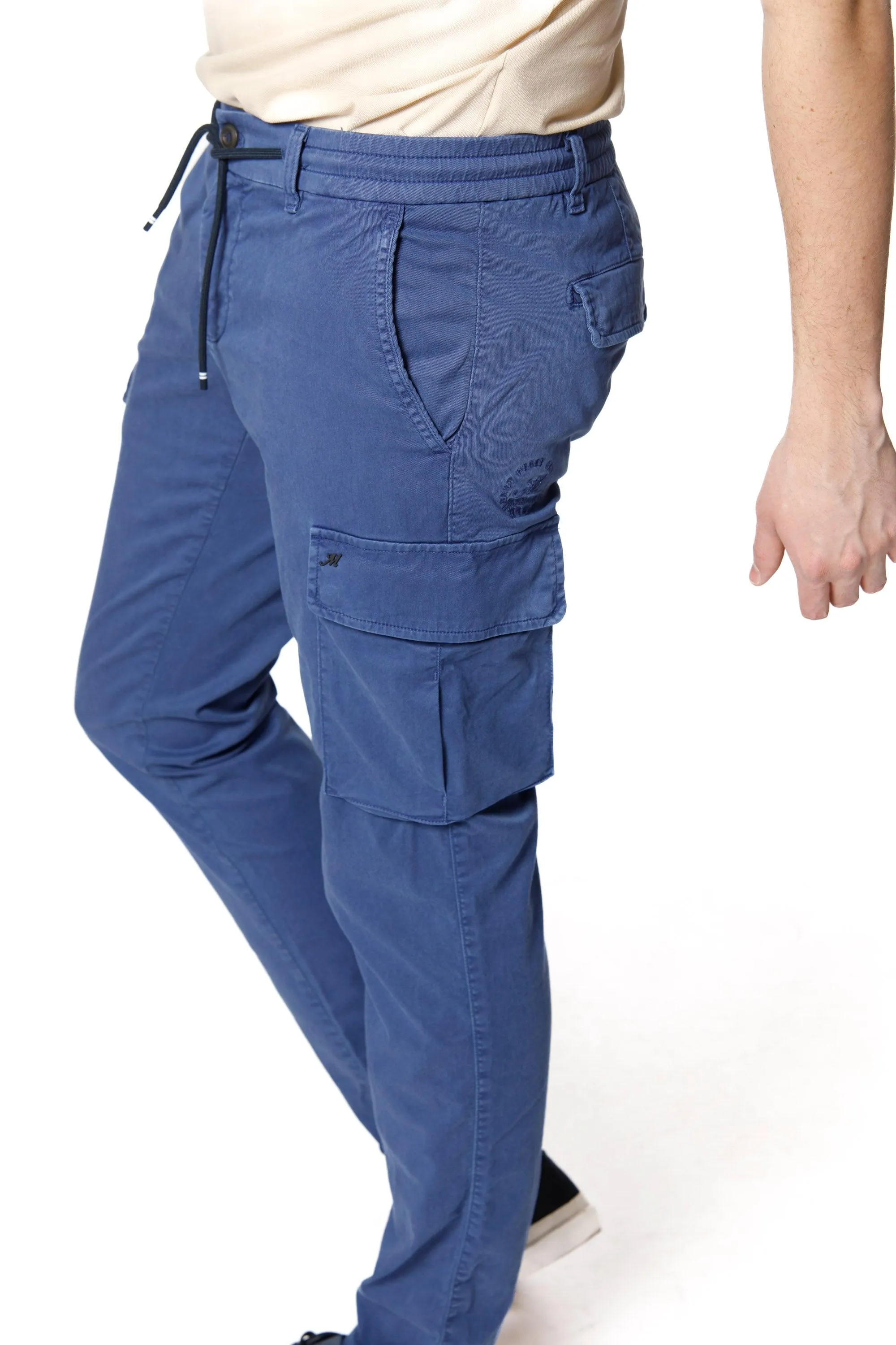 Chile Jogger man cargo pants in cotton and tencel extra slim sold by Mason's product image thumbnail 4