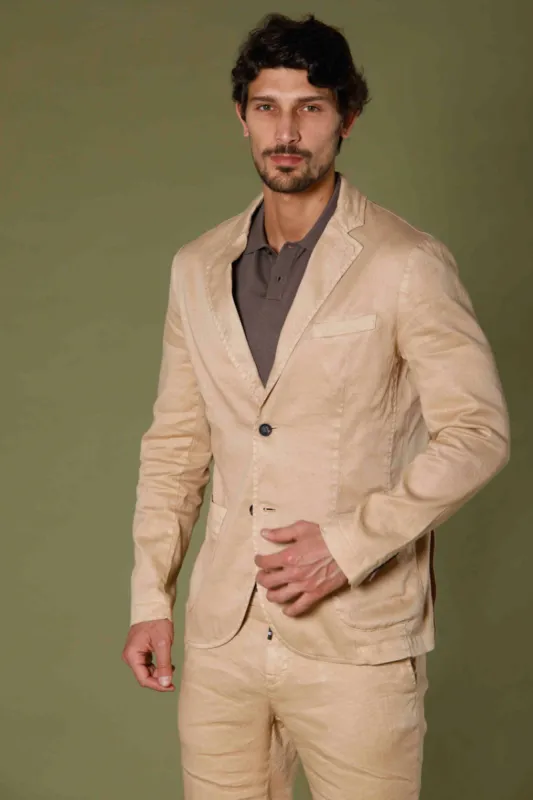 Da Vinci Summer men's  blazer in cotton and linen regular sold by Mason's
