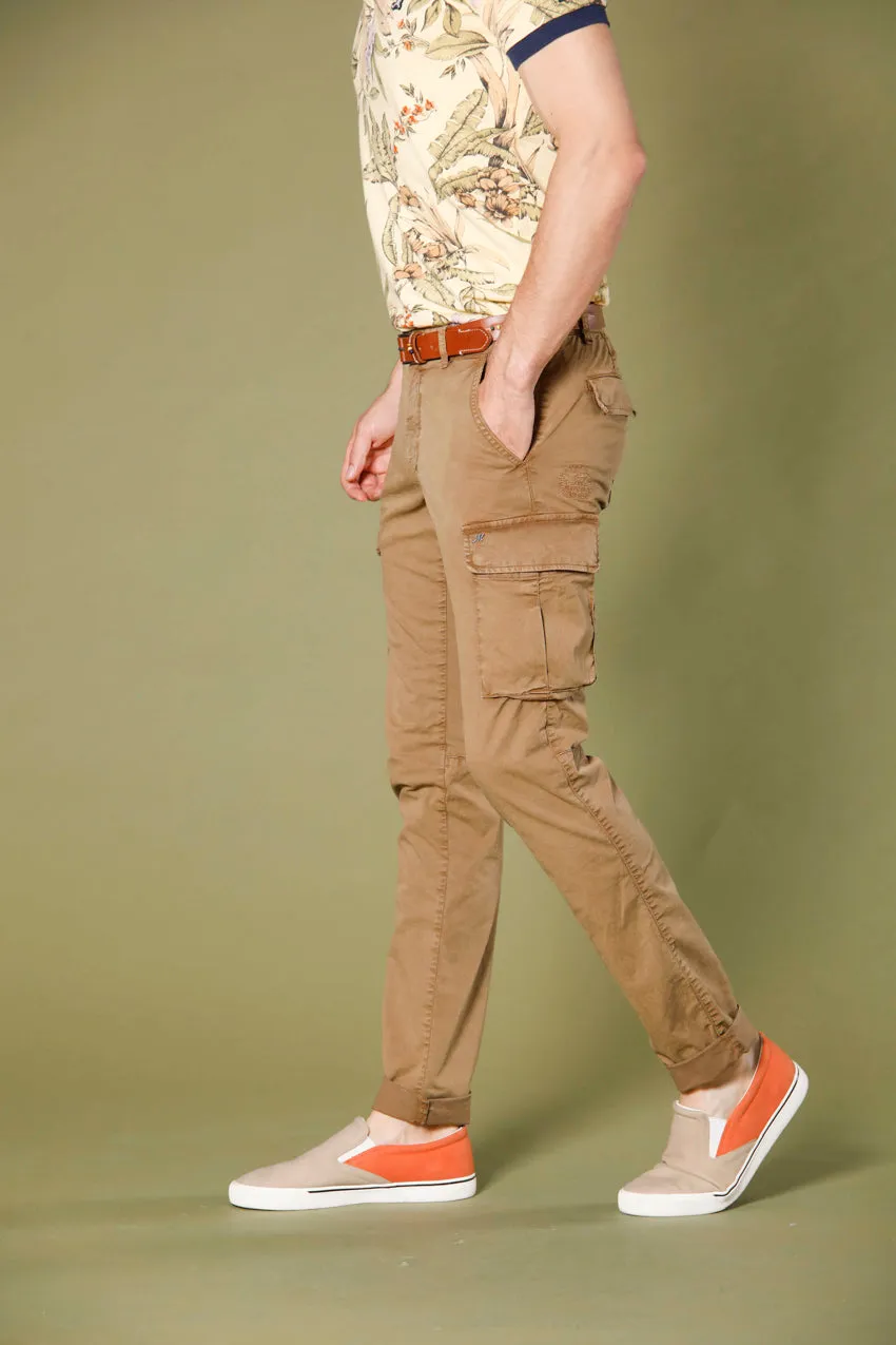 Chile men's cargo pants in stretch twill icon washing extra slim sold by Mason's product image thumbnail 3
