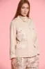 Eva woman field jacket in cotton with drawstring embroidery and studs sold by Mason's