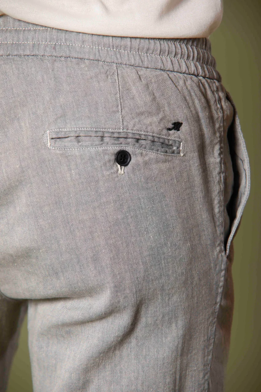 New York men's chino jogger pants in linen and cotton regular sold by Mason's product image thumbnail 2