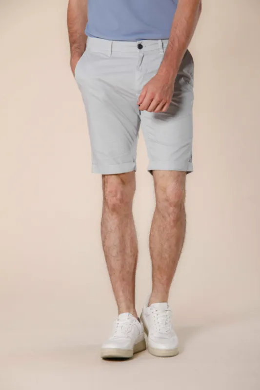 London men's chino bermuda in stretch gabardine regular fit ① sold by Mason's