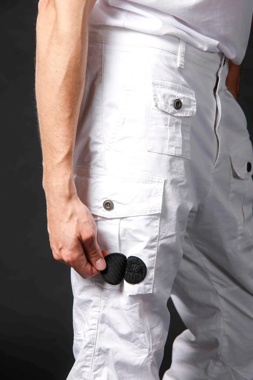 George Coolpocket men's cargo pants in twill limited edition carrot fit ① sold by Mason's product image thumbnail 2