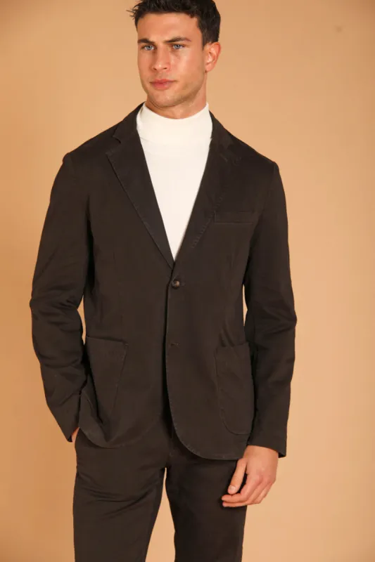 Da Vinci men's blazer in gabardine regular fit sold by Mason's