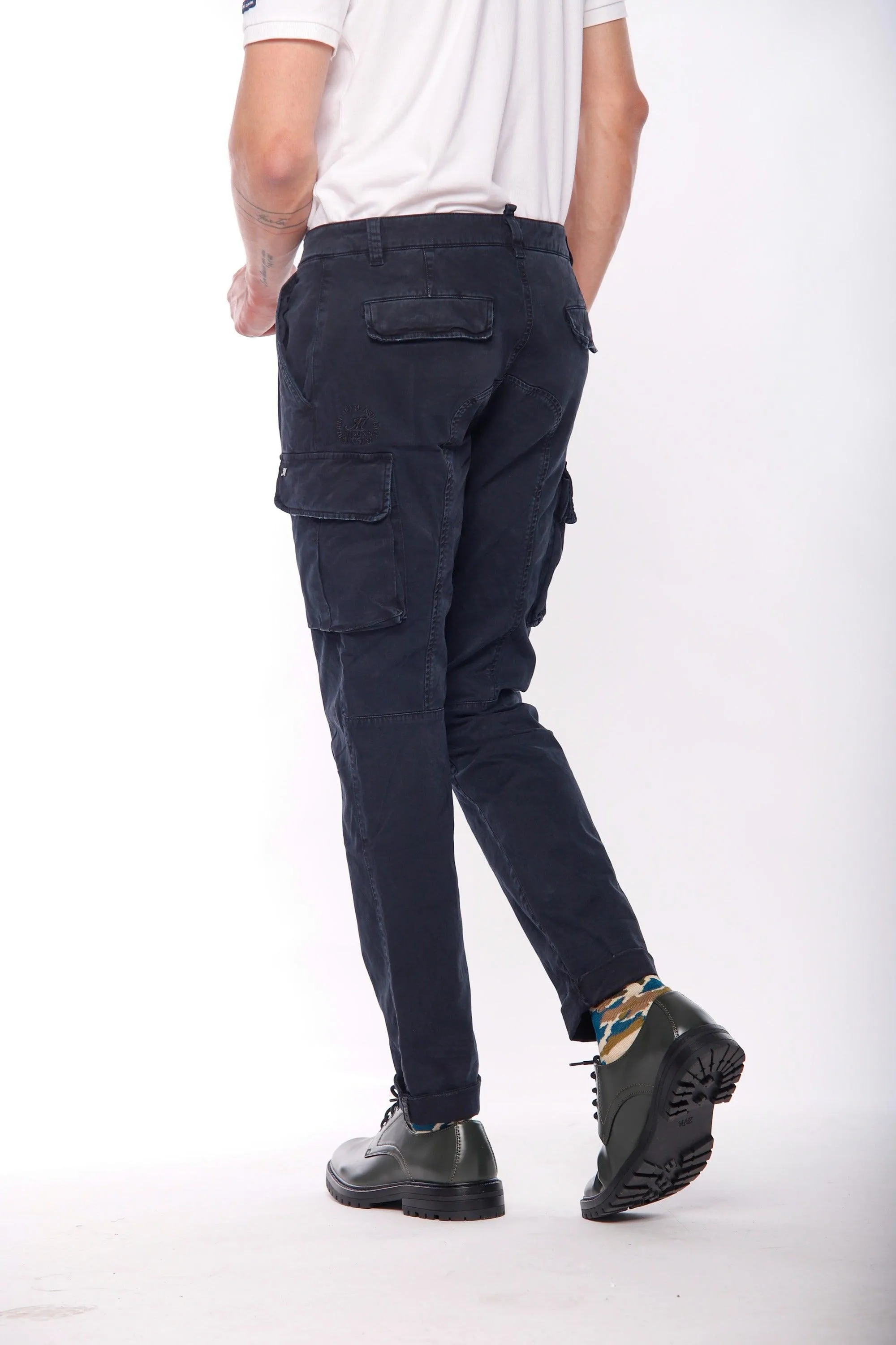 Chile man cargo pant in gabardine extra slim ① sold by Mason's product image thumbnail 4