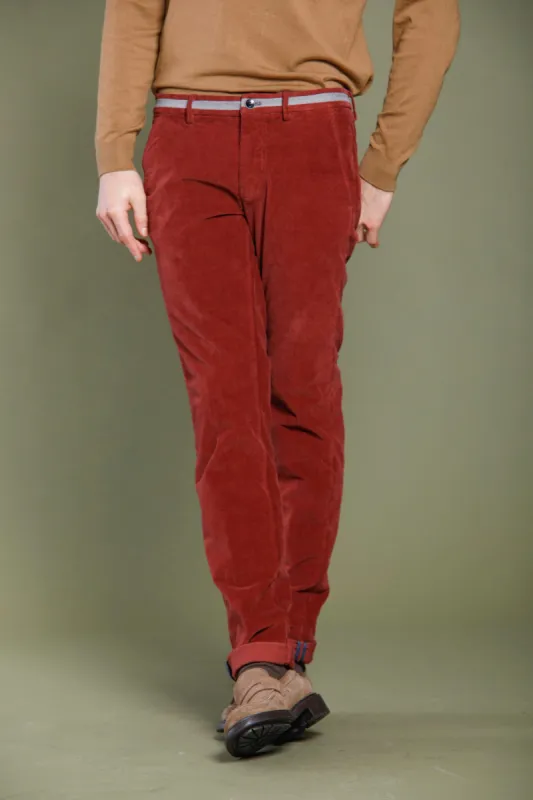 Torino University man chino pants in corduroy slim sold by Mason's